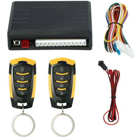Kit Verrouillage Central Voiture Universel - Télécommande 3 Boutons 60-80m - Verrouillage à Distance