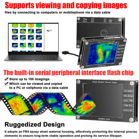 Cam Ra D Imagerie Thermique Prise En Charge De L Enregistrement D Image De