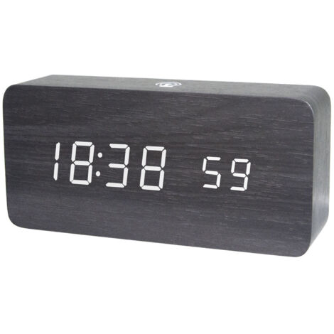 Kit Horloge électronique DIY 4 Tubes LED - Affichage Heure, Date, Semaine, Température - Boîtier Transparent