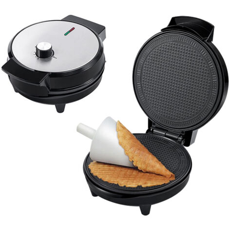 Set 3 Pièces Lumeclat Pour Cornets De Glace - Rouleaux Et Support En Bois - DIY Gaufres Et Crème Glacée