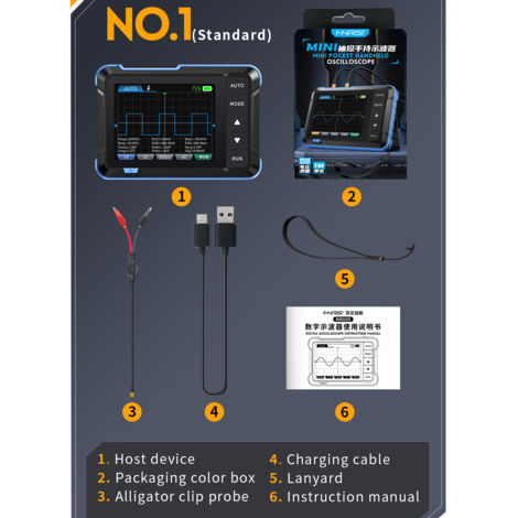 Oscilloscope DAQ Générateur De Signaux Oscilloscope Automobile Virtuel