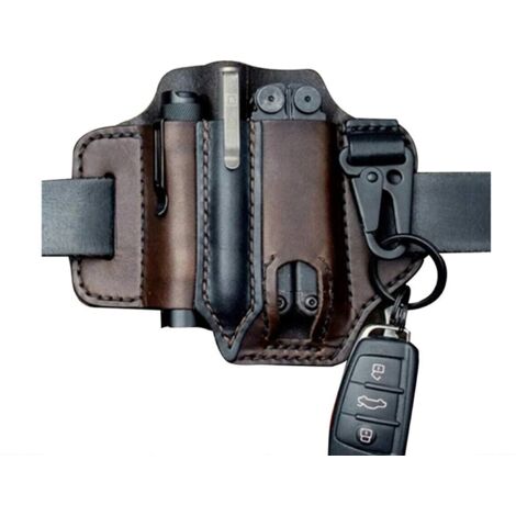 Kit DIY - Ceinture En Cuir Sans Couture - NOISETTE - Épaisseur 3,1mm - Vis Chicago Nickelé | Deco Cuir