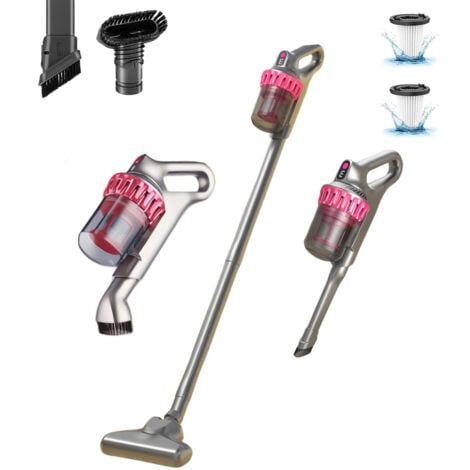 LIFCAUSAL Aspirateur sans fil, puissant aspirateur balai de 20 kPa avec 3 modes d'aspiration, autonomie de 30 minutes, aspirateurs légers et ultra-silencieux pour la maison,