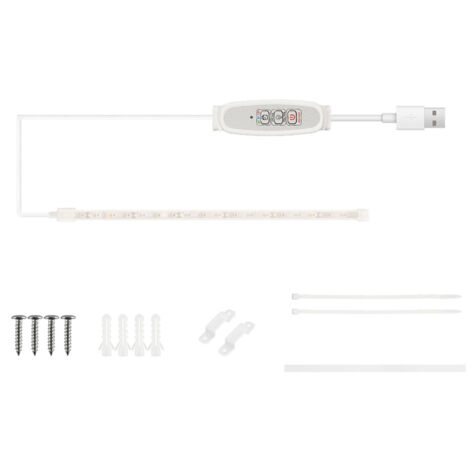 Bande Lumineuse LED De Culture Solaire Pour Plantes - 2M, Avec Panneau Solaire 5W - Pour Serre, Balcon, Culture Hydroponique