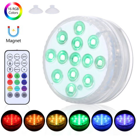 Projecteur LED Submersible Pour Piscine Ou Bassin – étanche IP68, 12V, 12W (couleur Variable)
