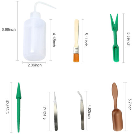 1 Ensemble D'outils De Jardinage Miniatures Mini Kit D'outils De Ferme