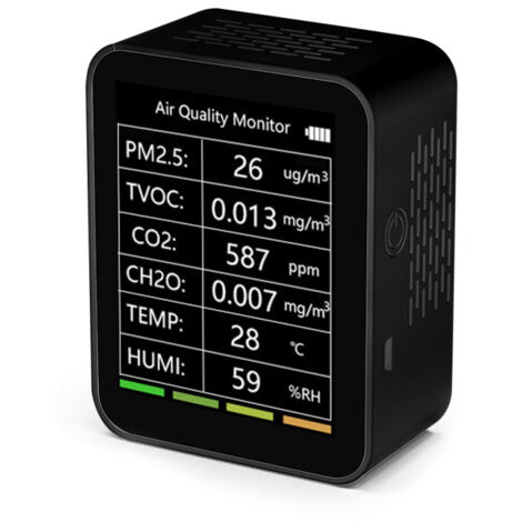 Détecteur De CO2, Humidité Et Température, Moniteu... – Grandado