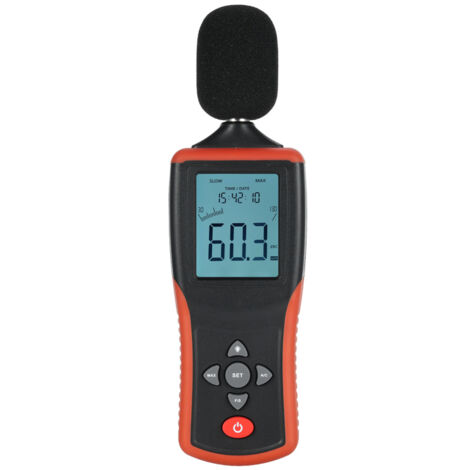 DM1306D Sonomètre Numérique à Décibels, Détecteur De Bruit Mural