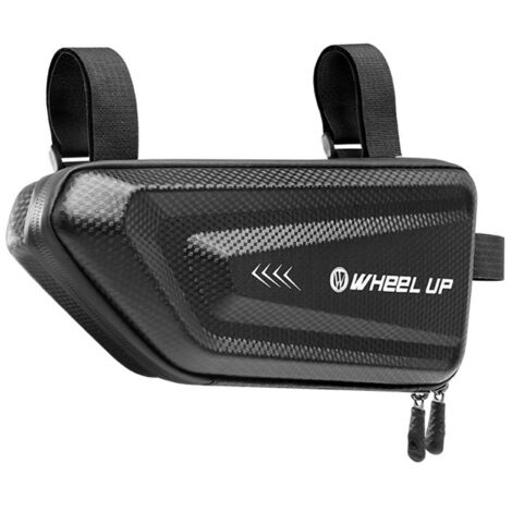 Sacoche De Cadre De Vélo Étanche - Capacité 5L - Noir - Dimensions 32x10x6cm - Pour VTT/Route - 1 Pièce