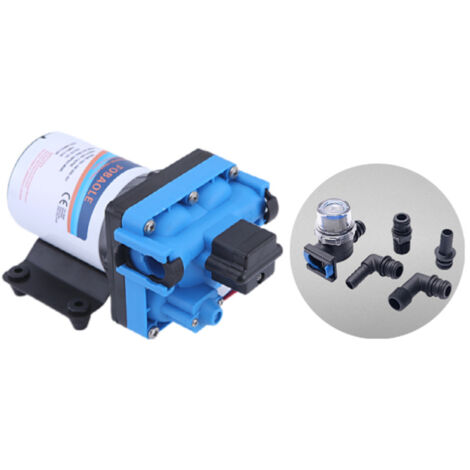 Pompe à Eau à Membrane 12V - Débit 3,5 GPM, Pression 55 PSI - VEVOR Pour Arrosage Et Transfert