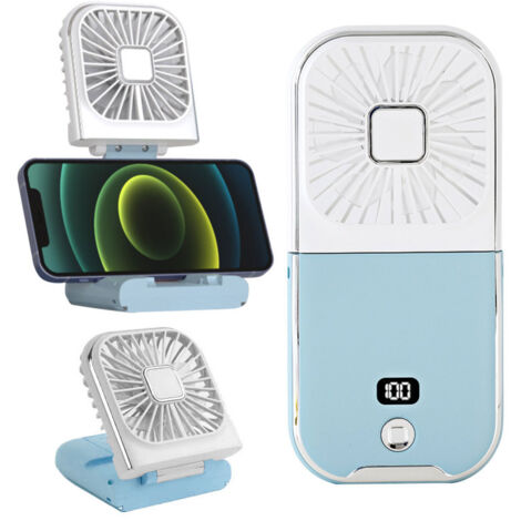 Mini Ventilateur de Bureau, Petit Ventilateur USB Silencieux,4000mAh