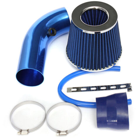 Kit Admission Air Froid Aluminium Bleu Pour Mustang GT 4.6L V8 (1996-2004) - Filtre Lavable