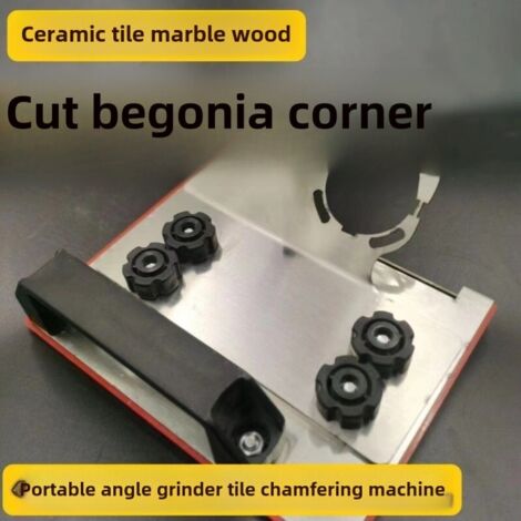 Outil à Chanfreiner Les Carreaux à 45° - Pour Meuleuse D'angle, Portable, Sans Poussière - Céramique, Aluminium