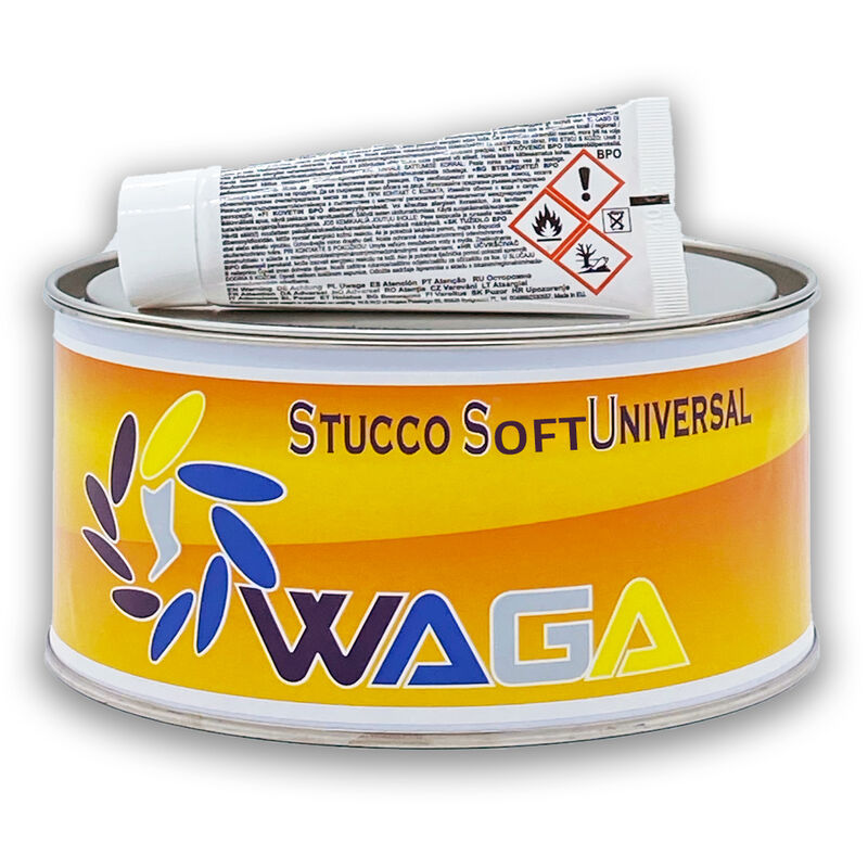 Waga Stucco Metallico Easy Beige 2 Kg con Catalizzatore per Carrozzeria  Auto e moto - WagaPaint