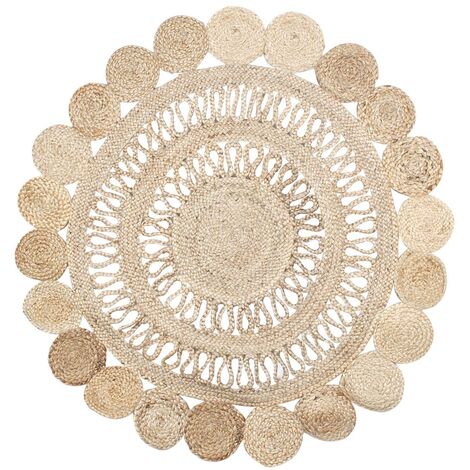 Signes Grimalt Tappeto di input tessile domestico Carpet Beige 120x120x1cm 17720