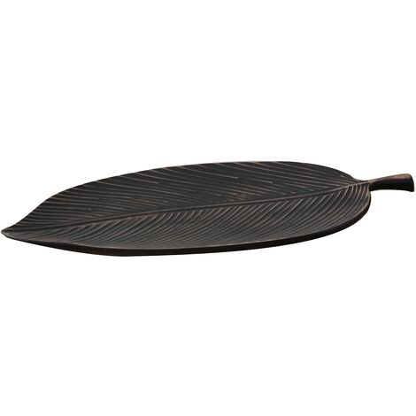 Signes Grimalt Decorazione decorazione vassoio Dish decorativo vassoio nero 15x37x3cm 27095 (1/2)