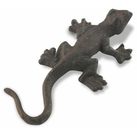 SIGNES GRIMALT Figura Decorativa Lucertola In Metallo - Design Barcellona, 12 Cm