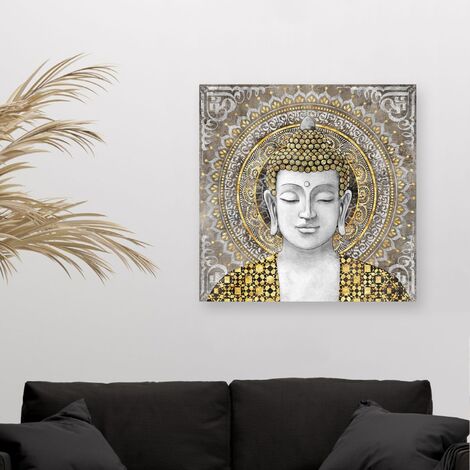 Signes Grimalt Tavolo da muro adorno Buddha Buddh Tabella 4x80x80cm 26672
