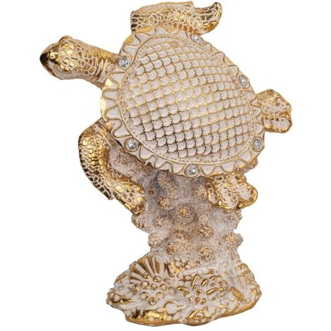 Signes Grimalt Figure di figura animale Figura Turtle Golden Animals 23x9x19cm 28008