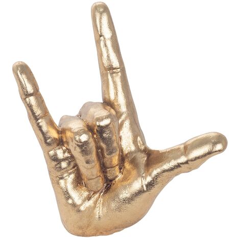 Signes Grimalt Figure di figura a mano  Figura a mano con diverse dita d'oro 23x9x20cm 25101