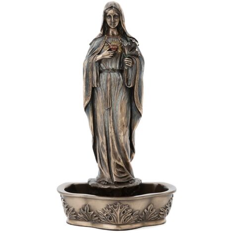 Signes Grimalt Figure di figura della persona Figura Immacolata Cuore Golden Bronzo 23x8x12cm 27378