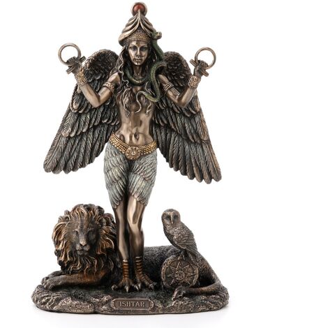 Signes Grimalt Figure di figura della persona  Figura Goddess Ishtar Gold Bronze 22x9x14cm 27373
