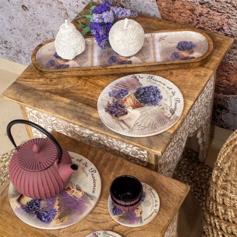 Signes Grimalt Cucina Numbamantel Salvamantel Lavander 2 Uni. Scatole e  vassoi lilla 20x20x1cm 28394