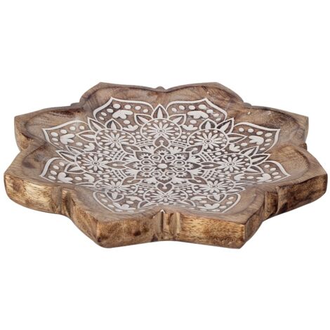 Signes Grimalt Parete piatto in legno Set Wall 2 unità piastre di legno multicolore 1x25x25cm 15751