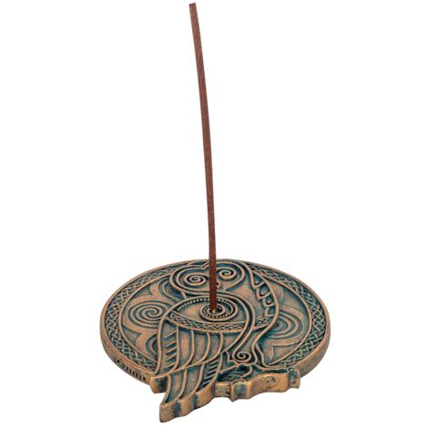 Bruciatore Incenso A Riflusso Nemesis Now – Quercia Invecchiata – Spirito Degli Alberi – 11 Cm, Dipinto A Mano, Marrone - 3