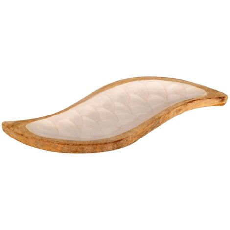 Vassoio decorativo in legno Colore marrone - 543GL-88X