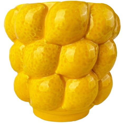 Vaso da fiori in ceramica decorativo: grande vaso bianco e oro per la