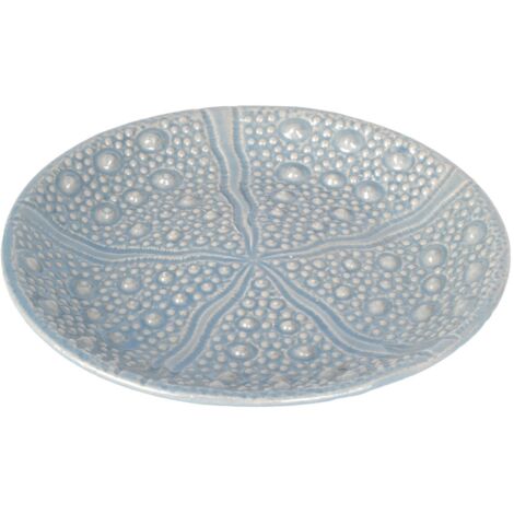 Vassoio decorativo in ceramica blu per la casa - Esclusivo design nautico - Ideale come regalo e come complemento d'arredo