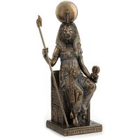 Signes Grimalt Figure di figura in bronzo Sekhmet Gold Bronze 7x8x20cm 15245
