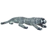 Signes Grimalt Figure africane e figure di elefante Leopard africano ed elefante 7x30x7cm 20218