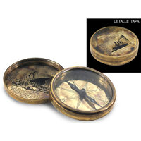 Signes Grimalt Decorazione nautica COMP NAUTICHE TITANIC NAUTICI GOLD 9x9x2cm 83577