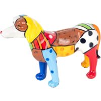 Signes Grimalt Figure di figura del cane Hucha con animali a forma di cane multicolore 7x30x21cm 28602