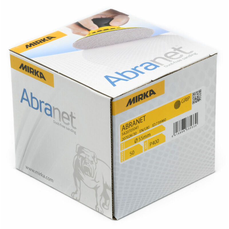 Mirka Abranet Ace Sanding Discs 150mm P80 P320, 10pk, 25pk or full box (50  pack)