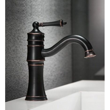 Basin faucet REA Vintage Old Black Low