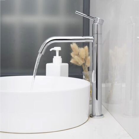Basin faucet REA Lugano Slim Chrome High