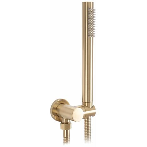 Wall Mounted Bath Faucet REA Lungo Gold Brush + Box