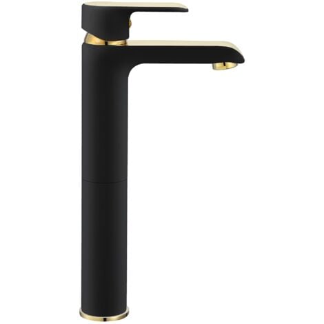 Basin faucet REA Bloom Black Gold High