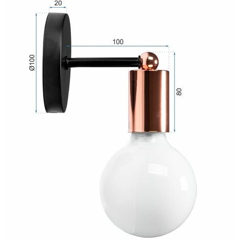 Wall Lamp 392205 BLACK