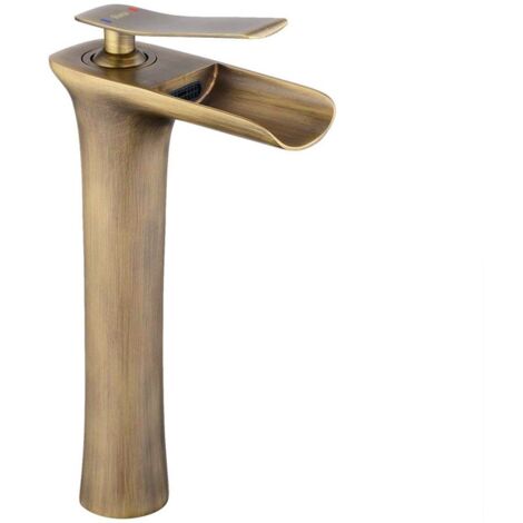 Basin Faucet REA Laguna Antique Brush Gold High