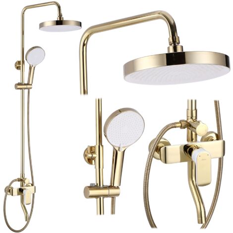 Shower Set REA Bloom Gold White