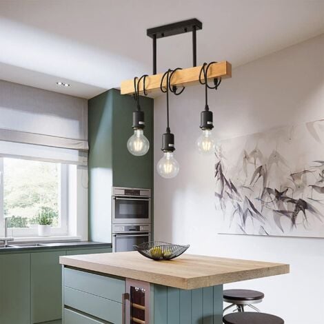 Pendant Lamp TOOLIGHT APP973-3CP LINE BOHO 3-light points E27 55x30x37,5cm