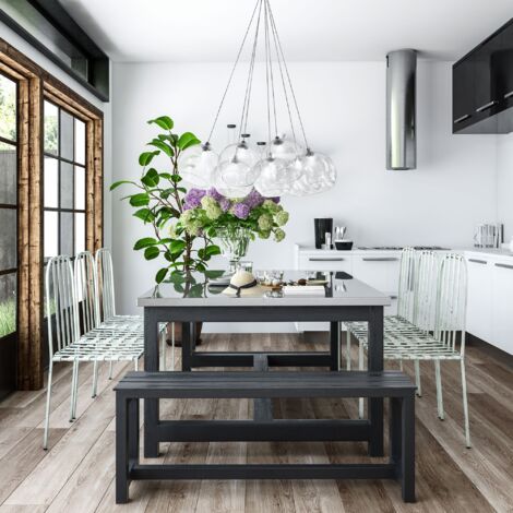 Pendant Lamp TOOLIGHT APP560-7CP Glass Ball 7-light points G4 36x32x10-100cm