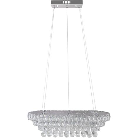Pendant LED Lamp TOOLIGHT APP417-CP Cristal + remote control 27,5x64x21,5cm