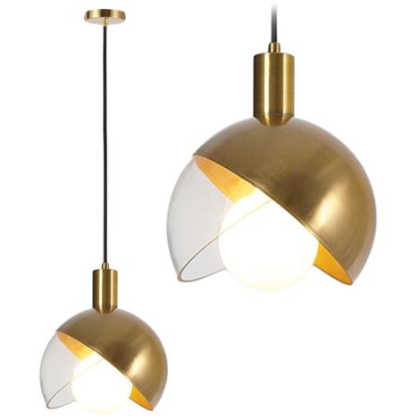 Pendant Lamp TOOLIGHT APP638-1CP Glass Ball Gold 1-light point E27 20x20x20-100cm