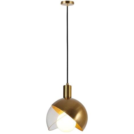Pendant Lamp TOOLIGHT APP638-1CP Glass Ball Gold 1-light point E27 20x20x20-100cm