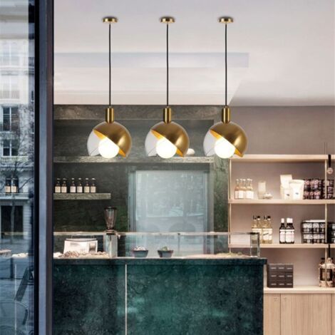 Pendant Lamp TOOLIGHT APP638-1CP Glass Ball Gold 1-light point E27 20x20x20-100cm